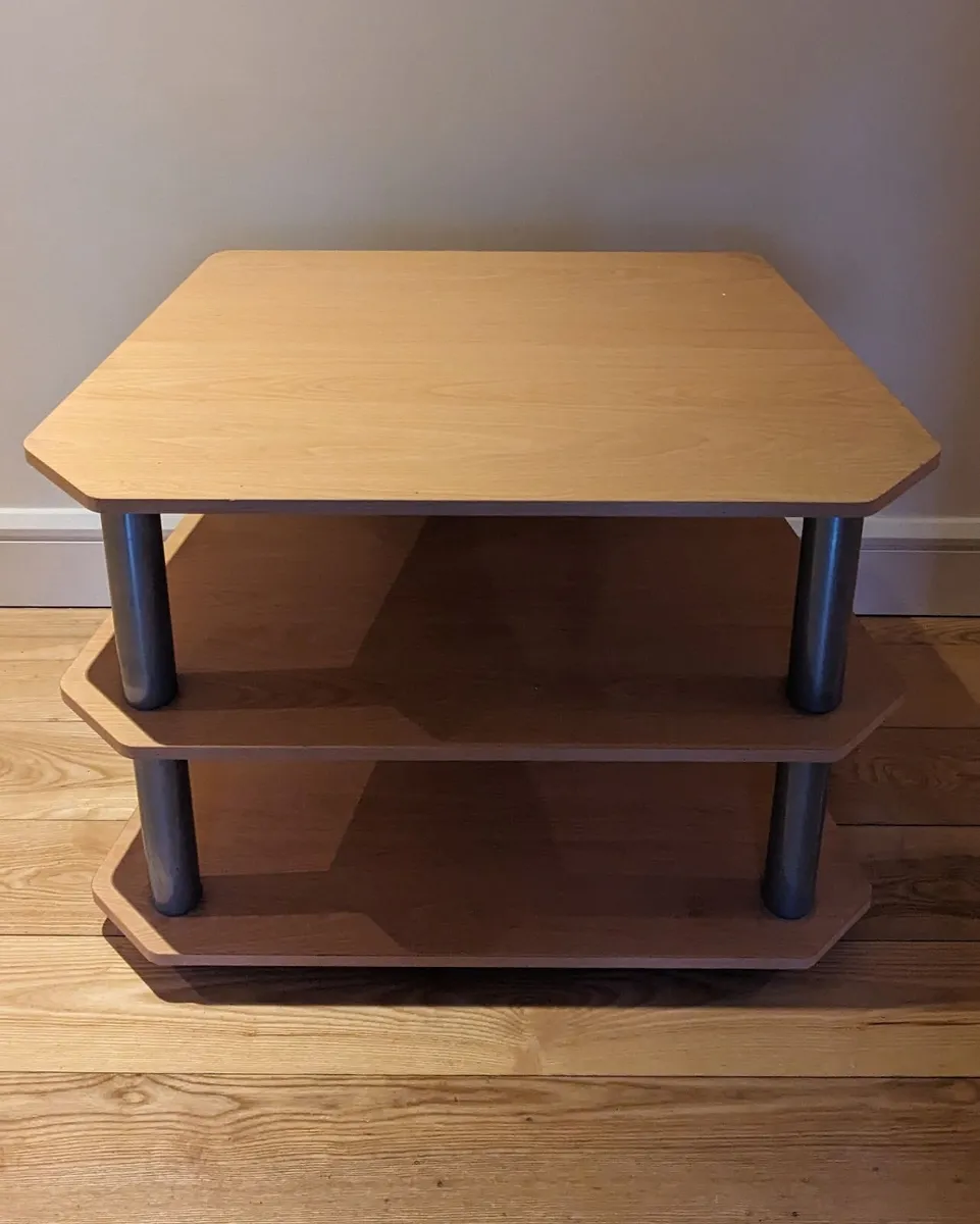 Corner TV Stand w/ shelves - Image 2