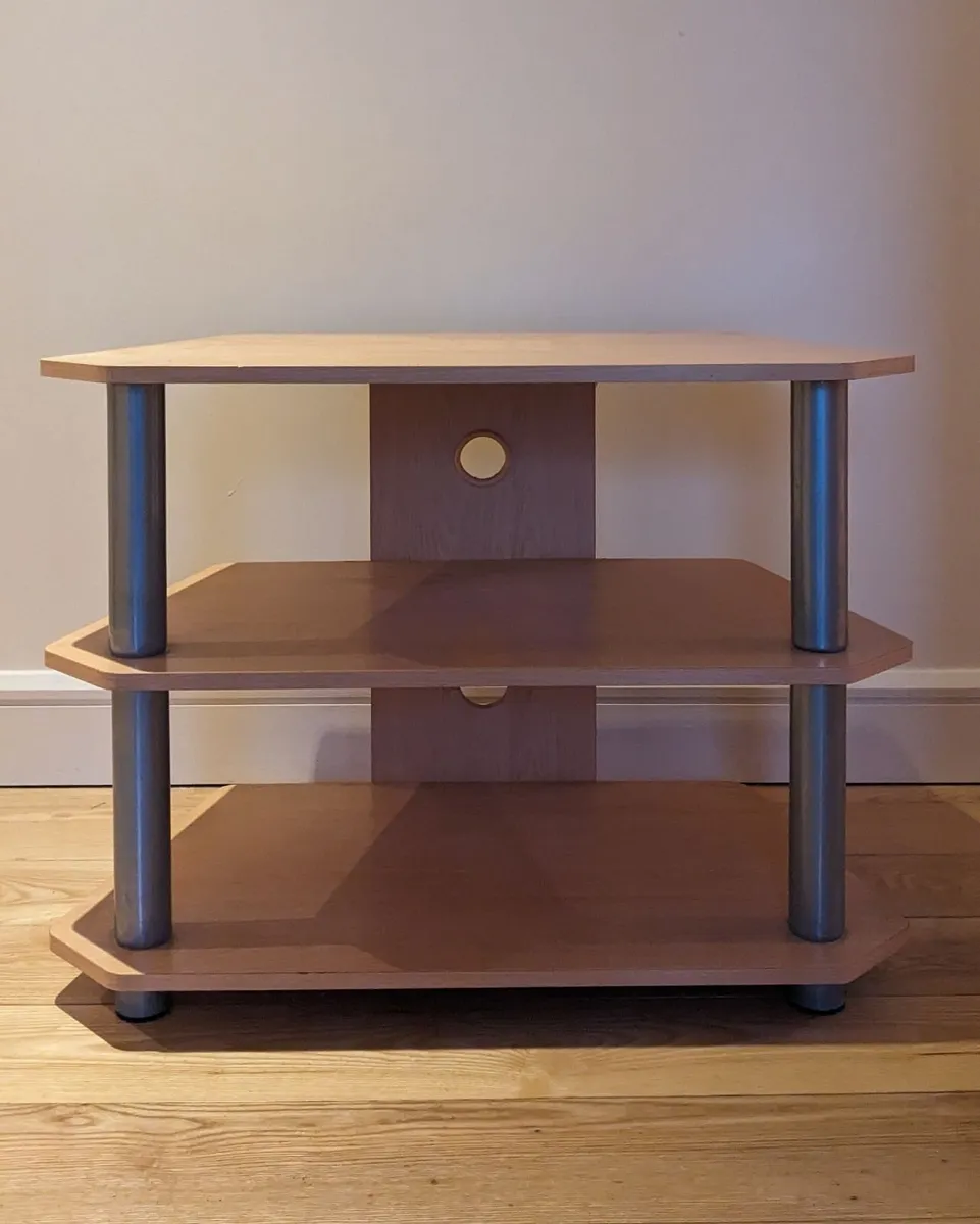 Corner TV Stand w/ shelves - Image 3