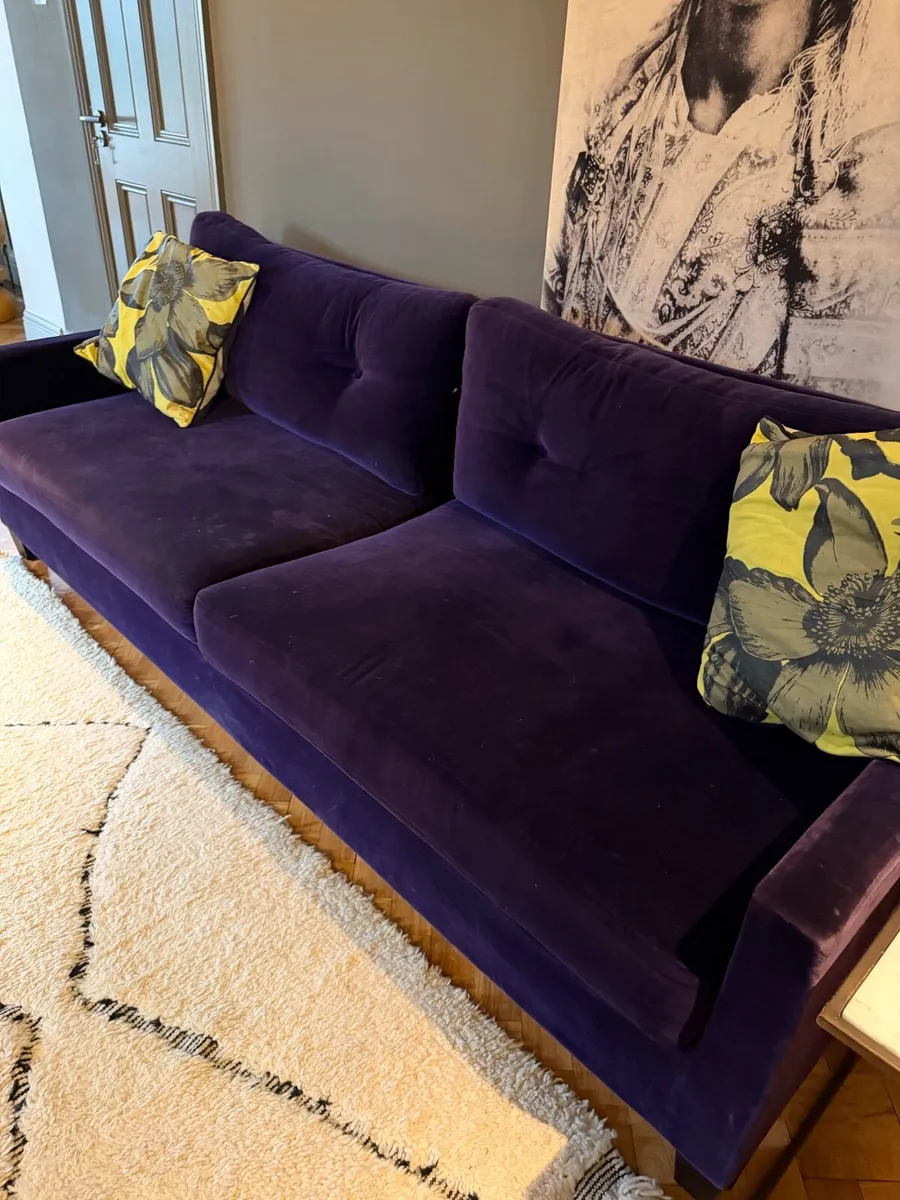 Velvet Sofa - Image 3