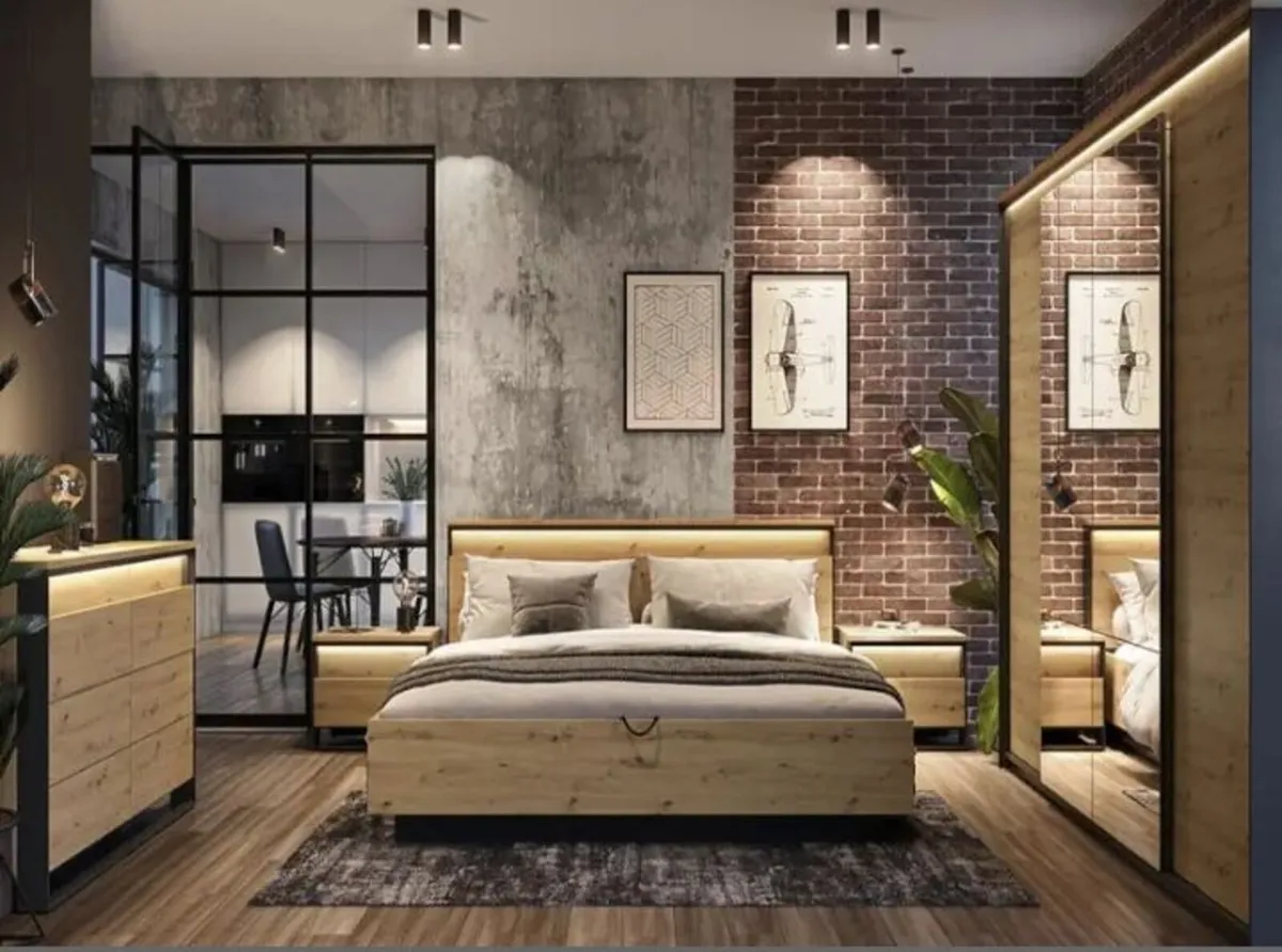 Quant Ottoman Bed with LED Lighting - Image 1