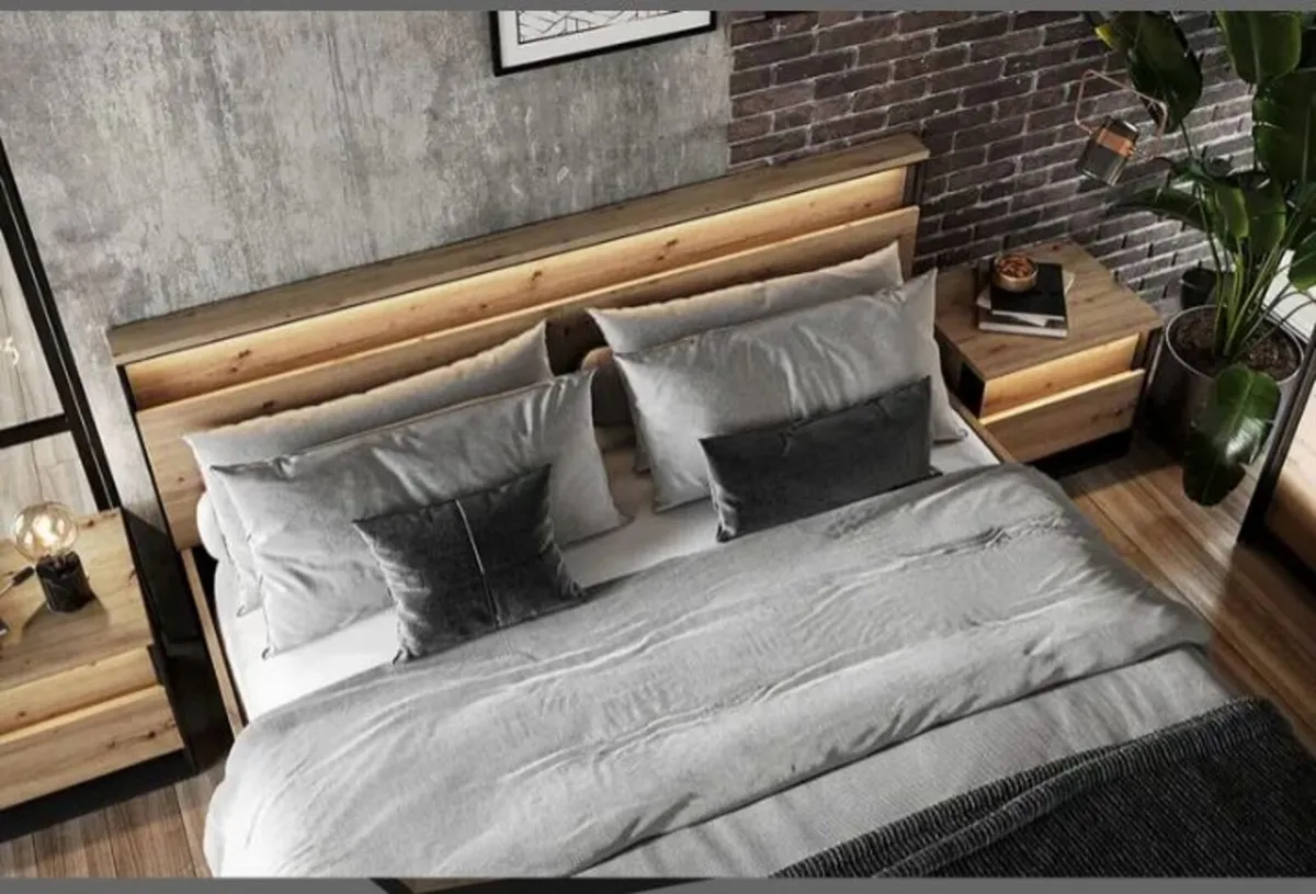 Quant Ottoman Bed with LED Lighting - Image 2