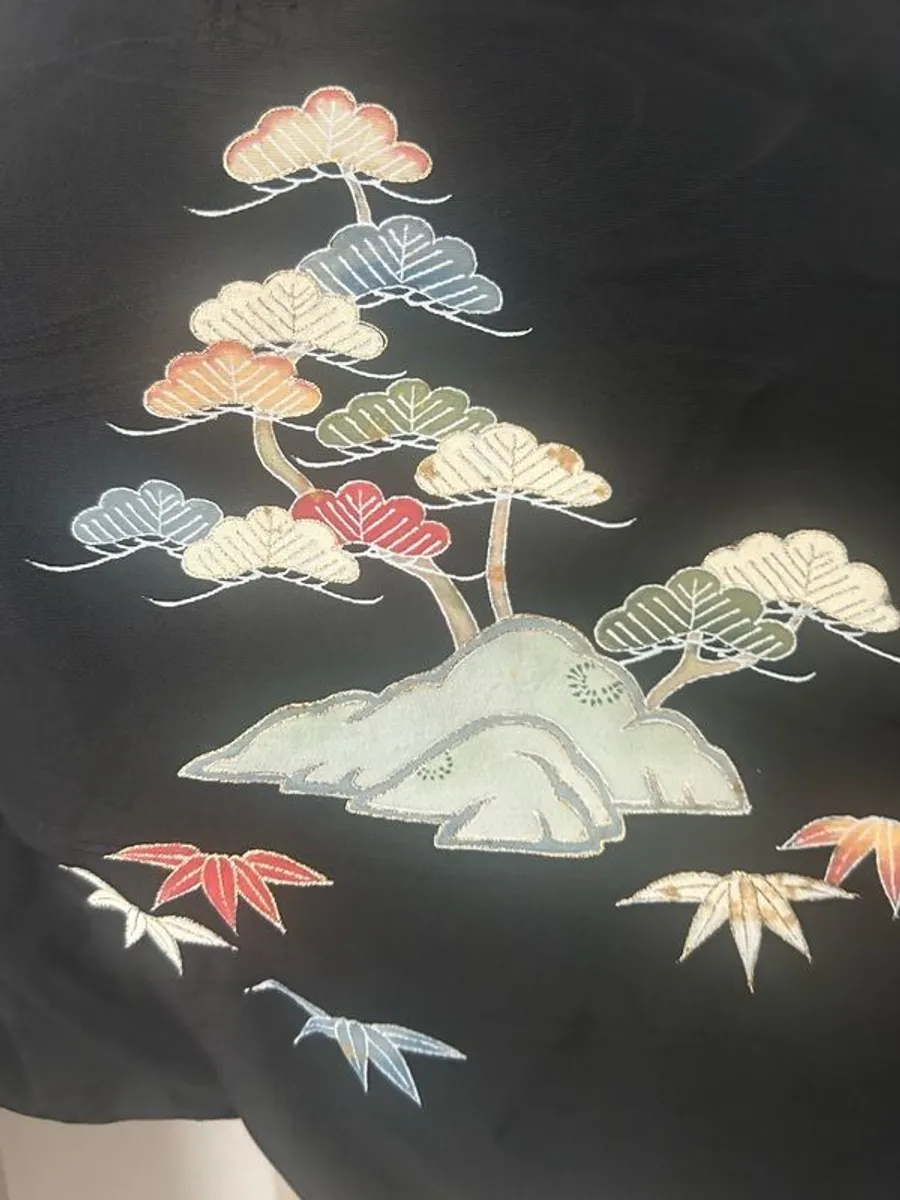 Vintage Silk Japanese Haori - Image 1