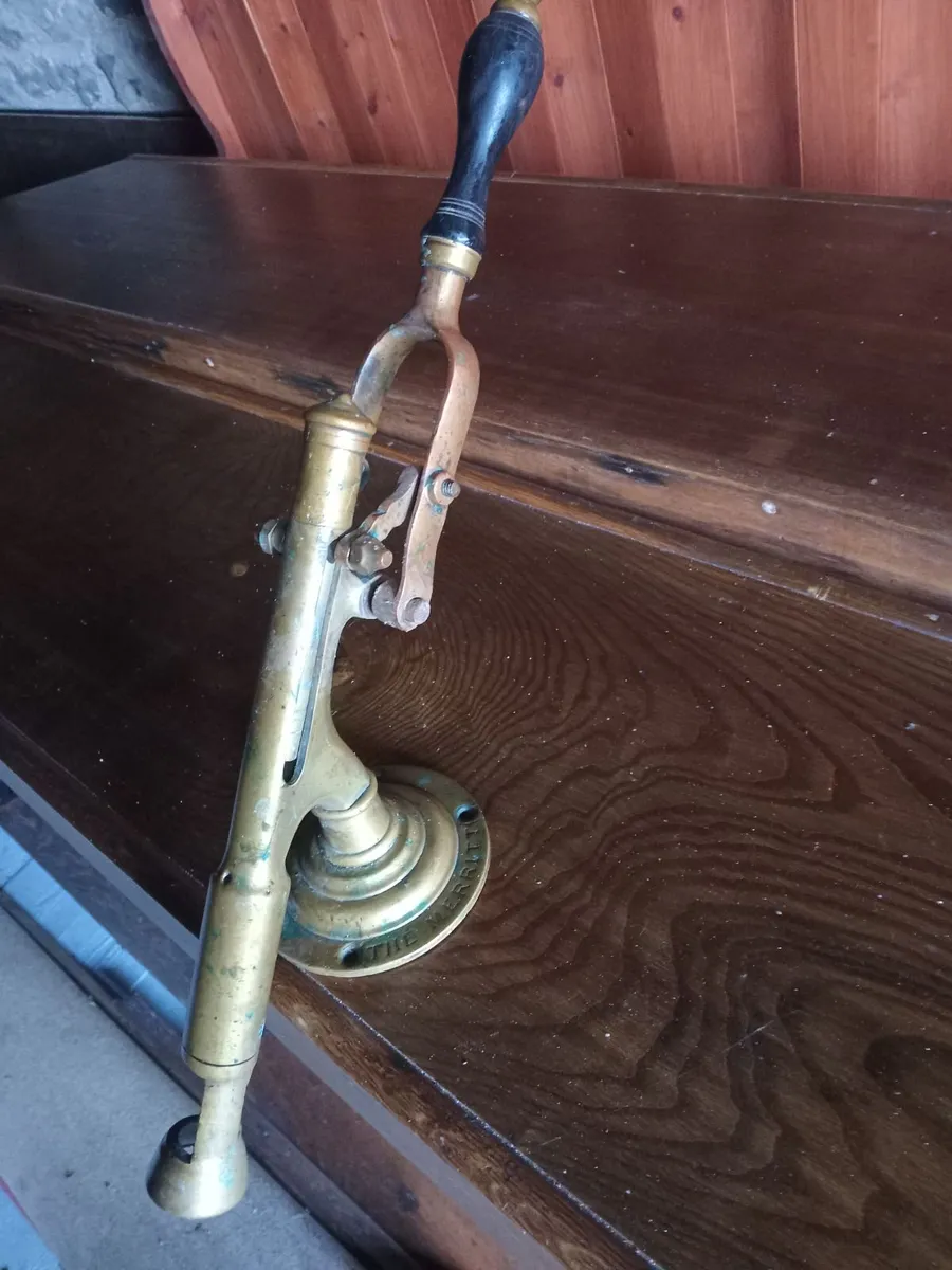 Antique Brass Corkscrew - Image 1