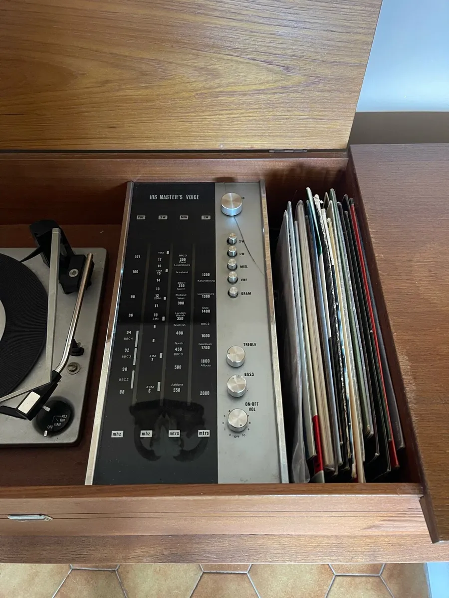 His master voice radio & record player - Image 3