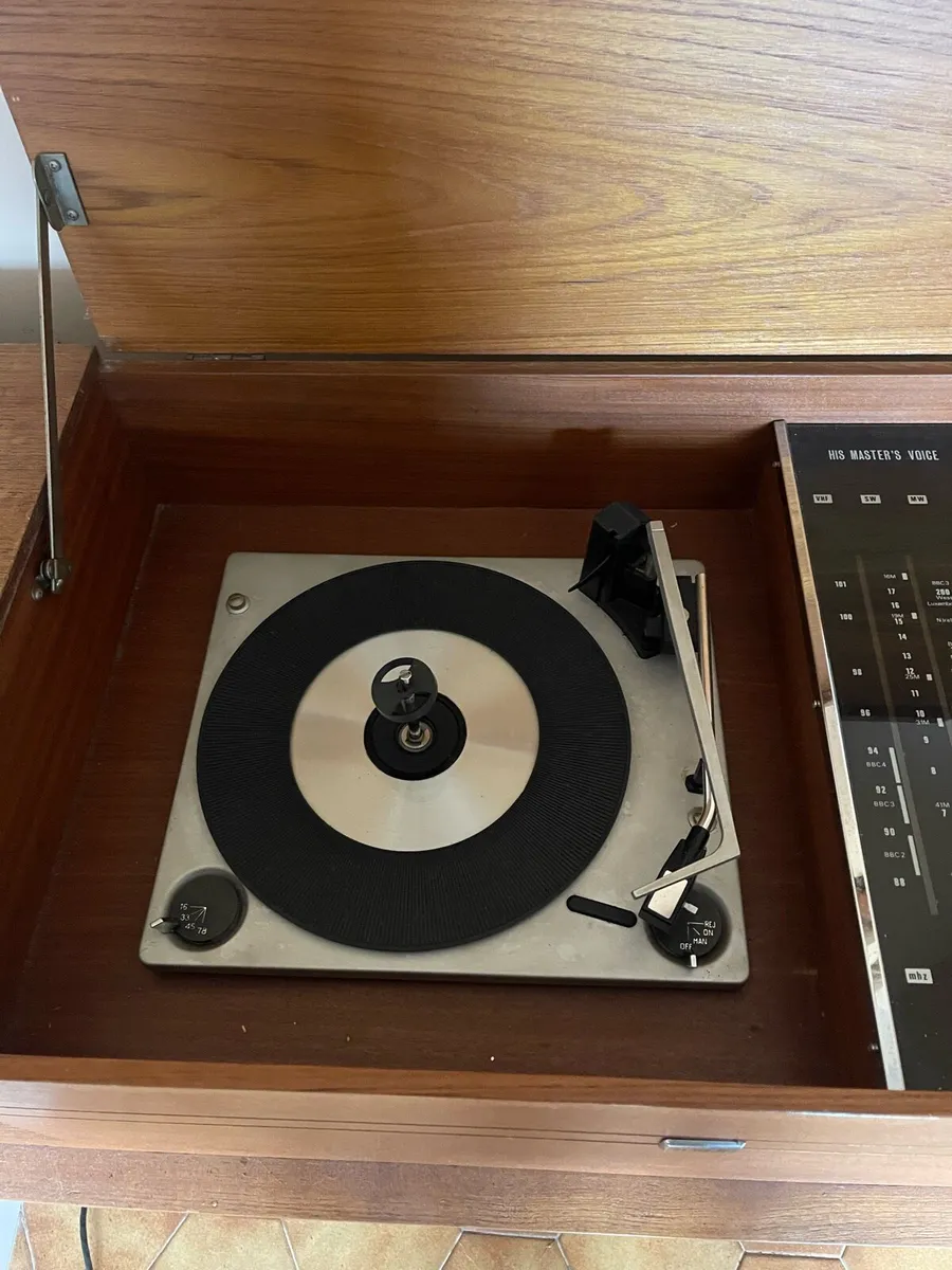 His master voice radio & record player - Image 4