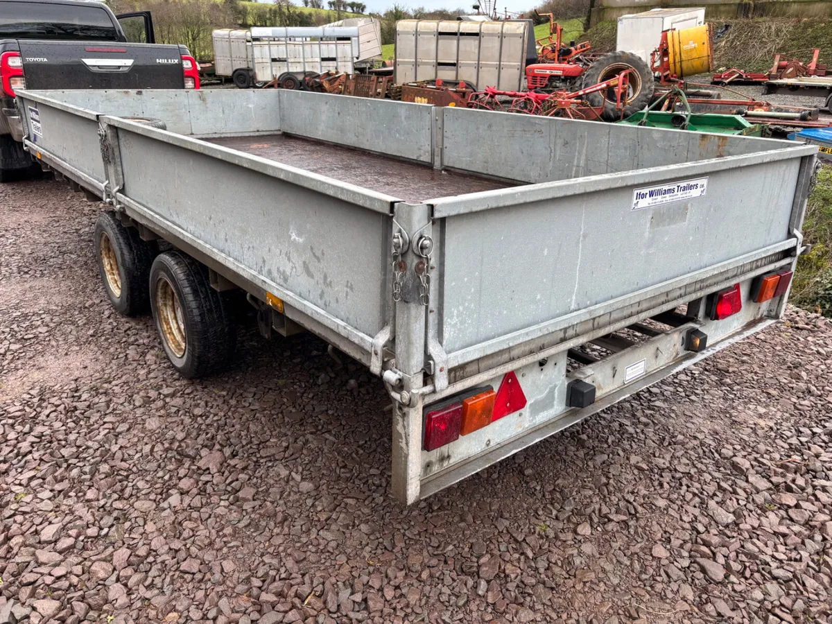 Ifor Williams 14ft x 6ft 6” dropside trailer - Image 2