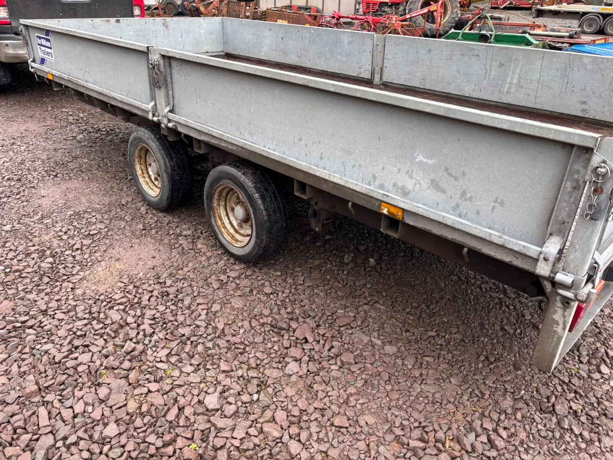 Ifor Williams 14ft x 6ft 6” dropside trailer - Image 3