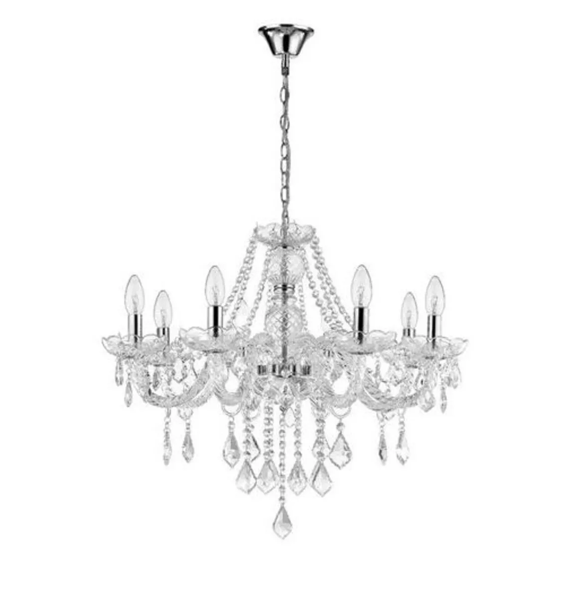 Parkton 8-Light Crystal Chandelier - Image 1