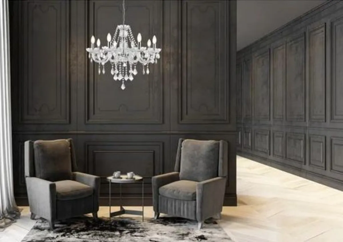Parkton 8-Light Crystal Chandelier - Image 3