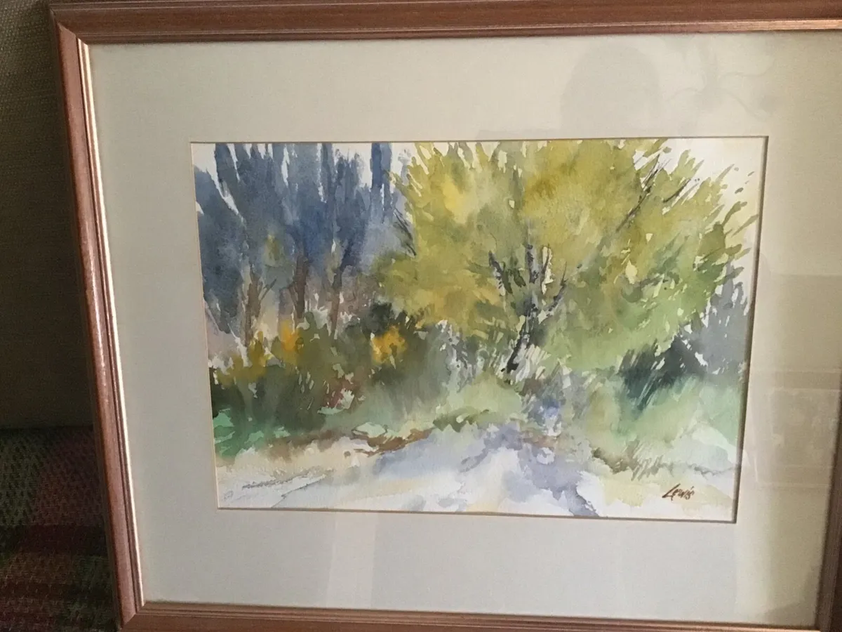 Two watercolours by Lewis - Image 3
