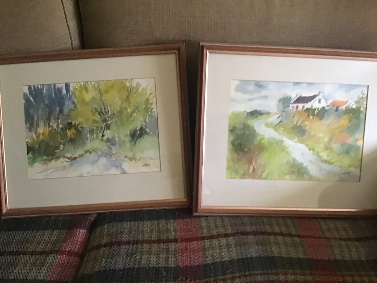 Two watercolours by Lewis - Image 1