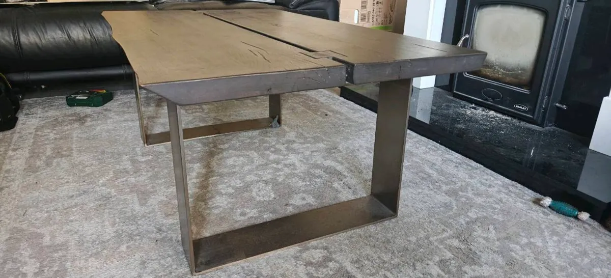 Solid Oak Coffee Table - Image 3