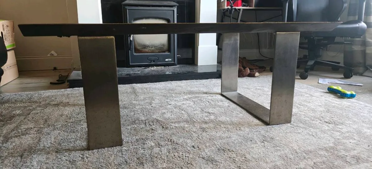 Solid Oak Coffee Table - Image 4