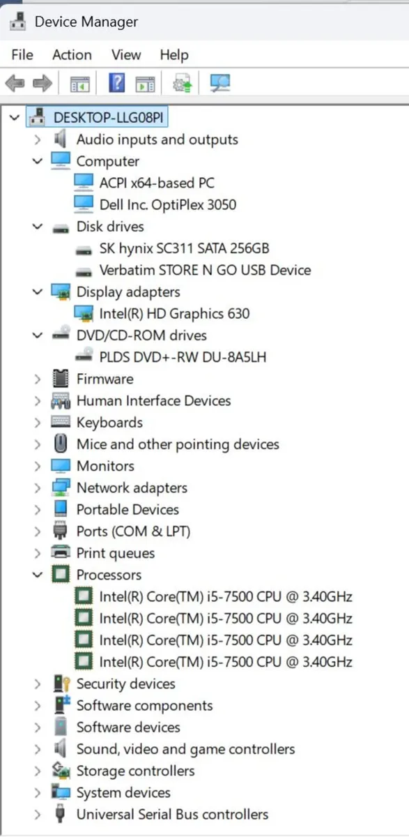 Dell Optiplex 3050 i5/8GB/256SSD/Win11Pro - Image 3