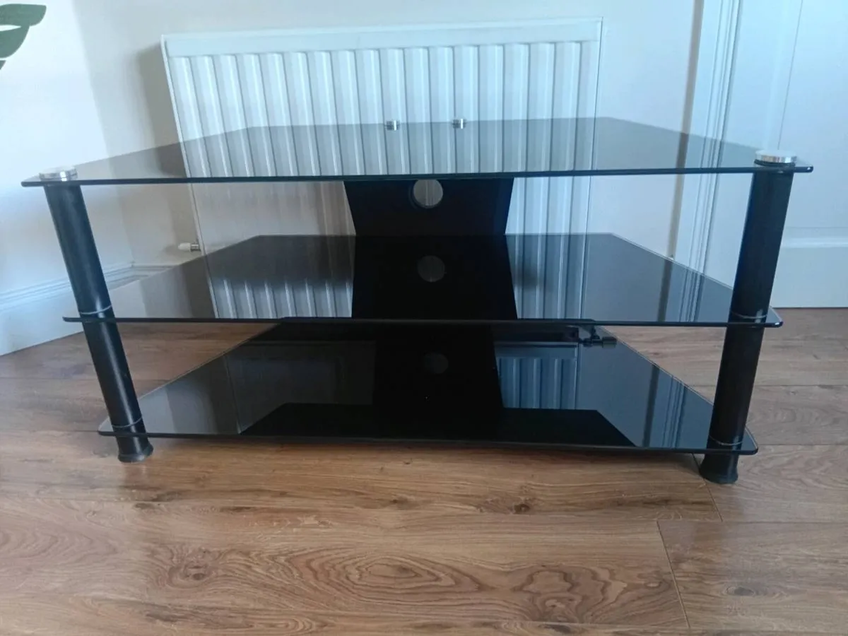 Glass TV Stand