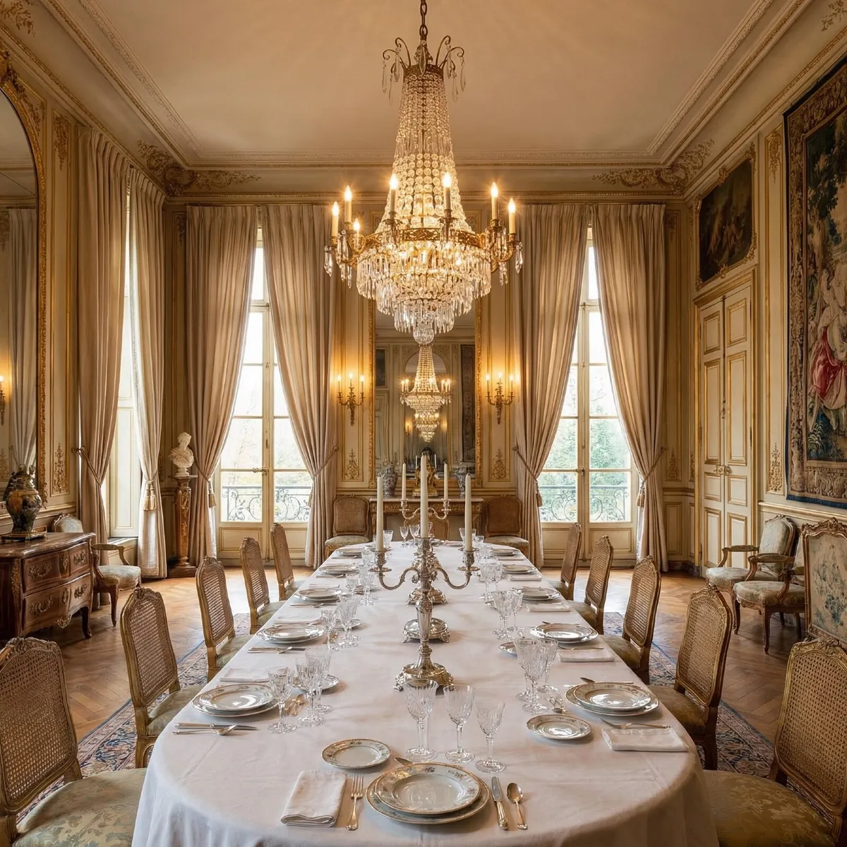 Large old Belgium Chandelier - Image 1