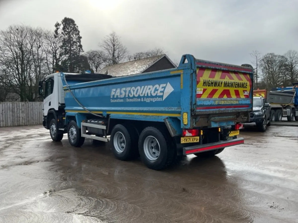 2021 Scania P410 XT 8x4 Steel Tipper - Image 4