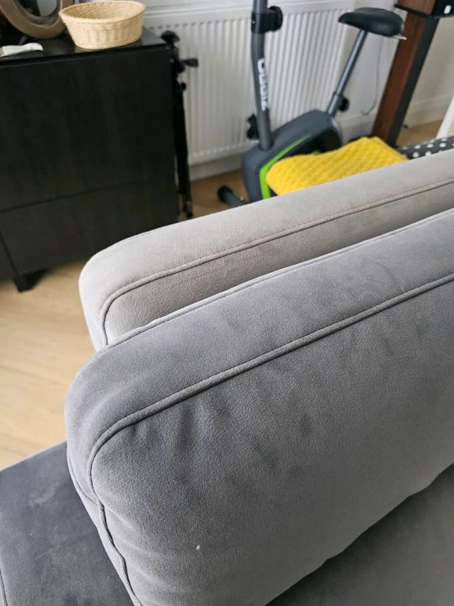 Natuzzi B940 3 seater felt sofa - Image 2