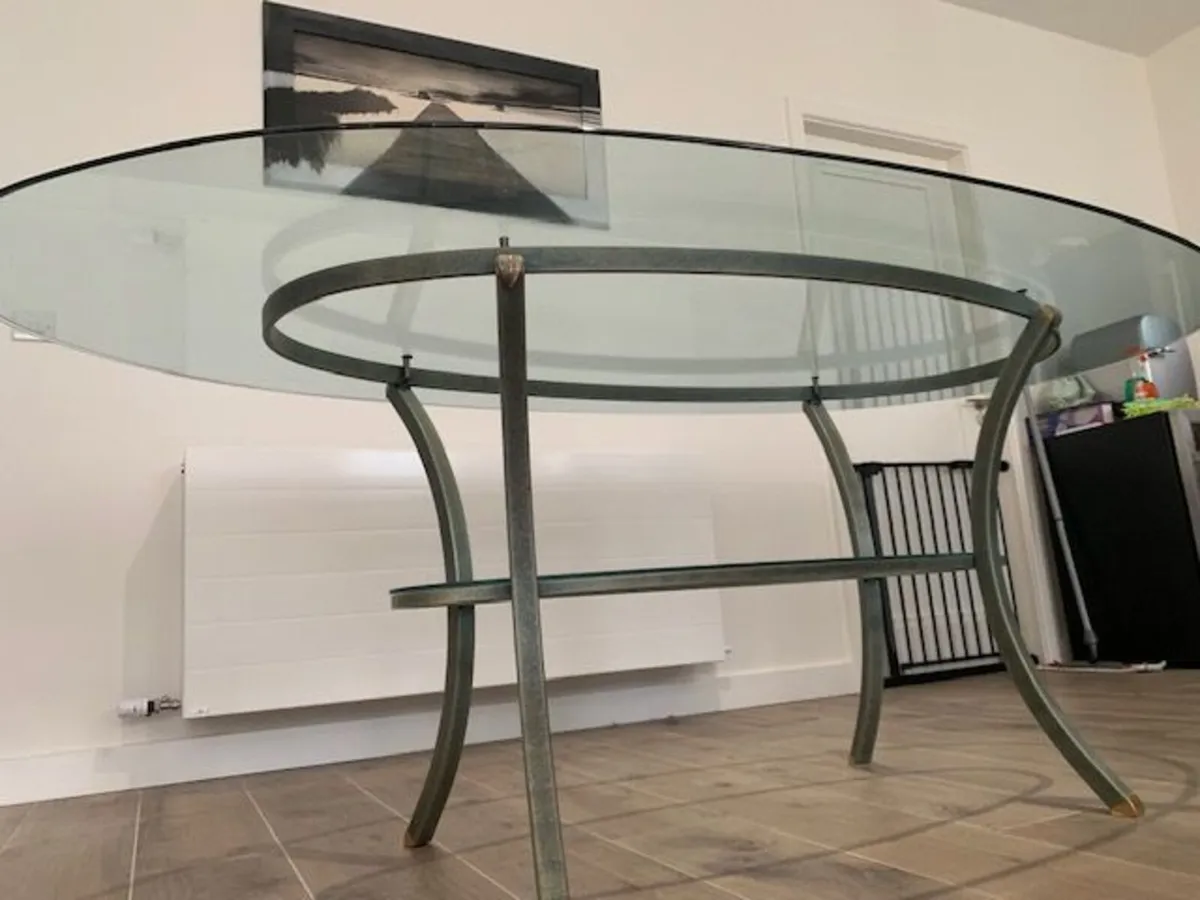 Glass Table and 6 Chairs - Image 3