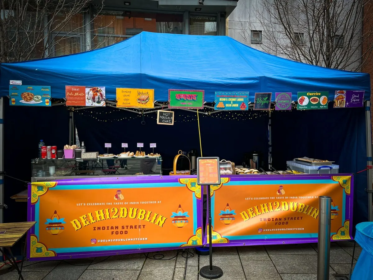 Fully Equipped Outdoor Food Market Setup PAT Teste - Image 1