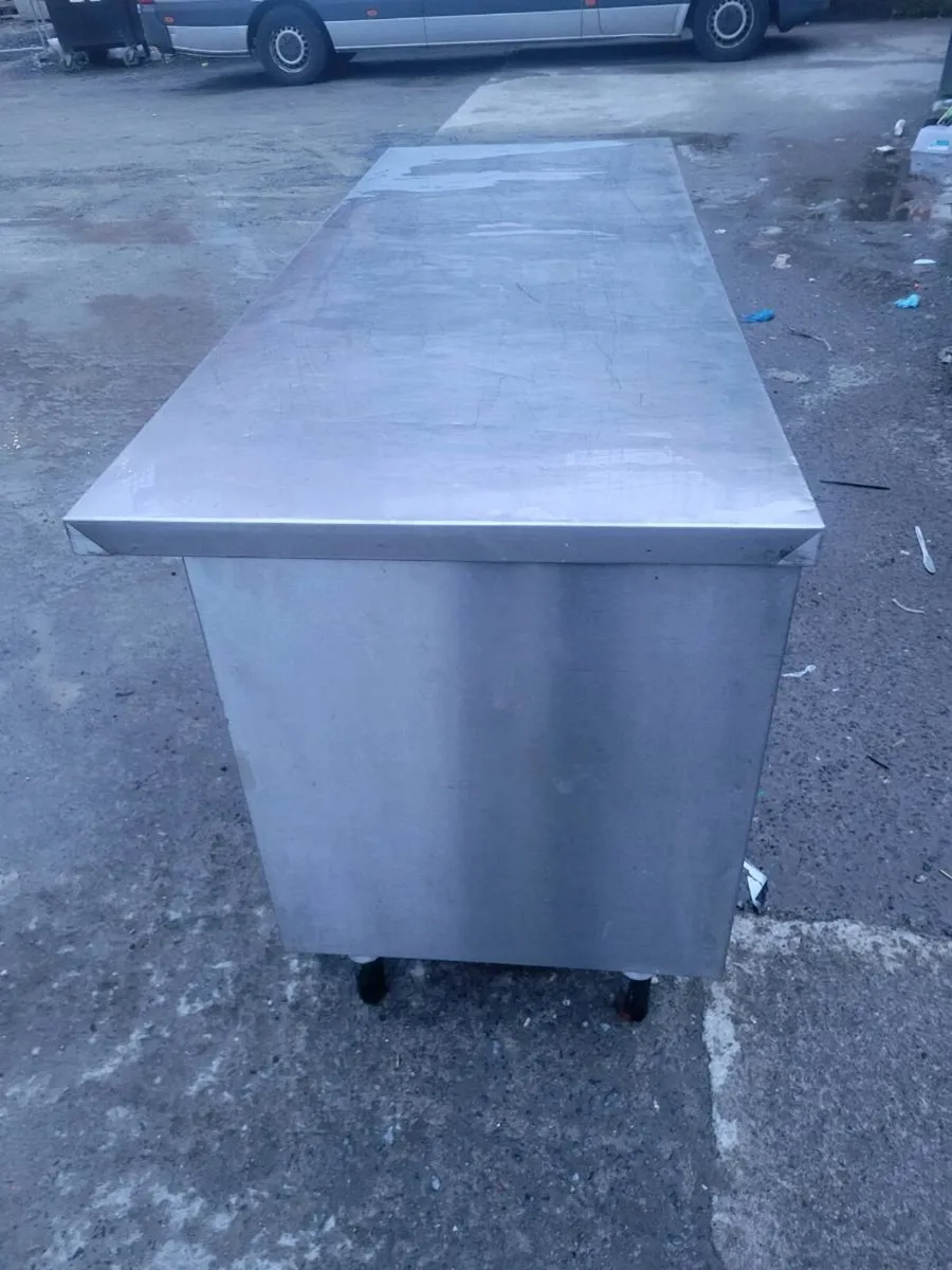 Table Stainless Steel Shelved - Image 3