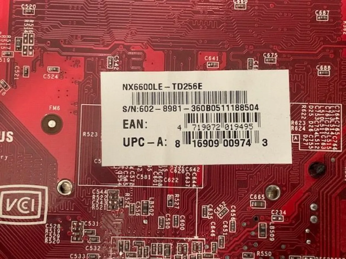 MSI GF NX6600LE-TD256E 256MB DDR PCI Express Graph - Image 1