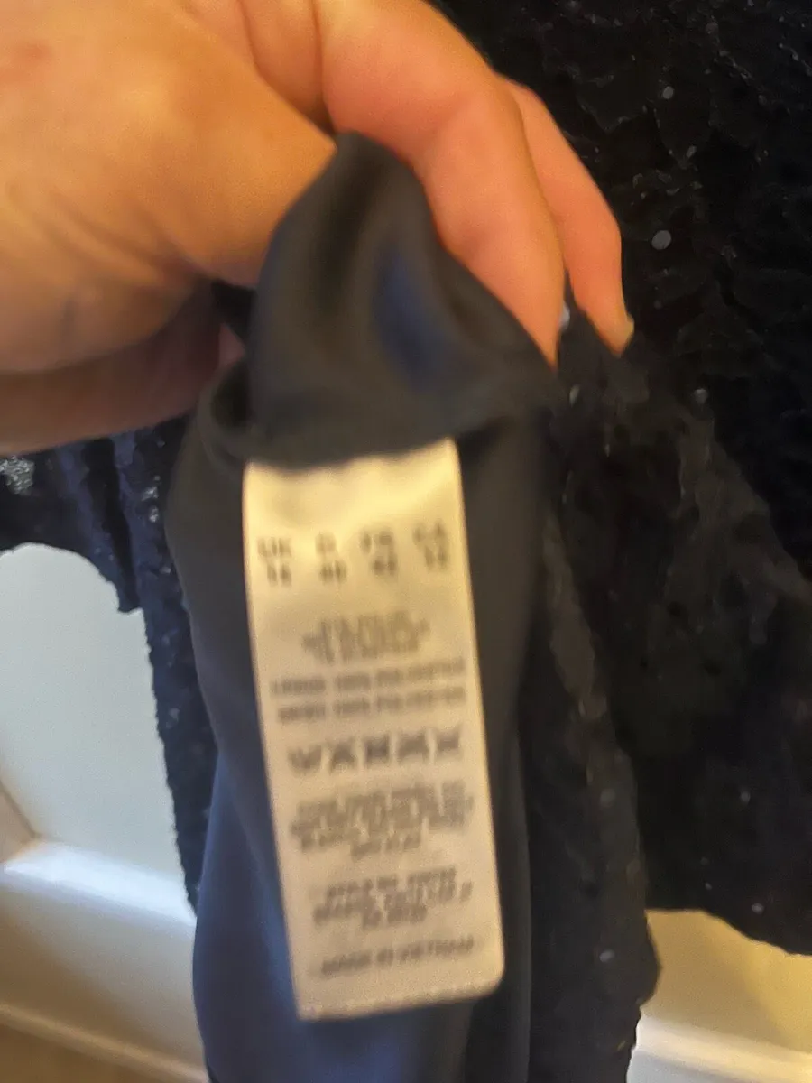 Savida navy lace dress - Image 3