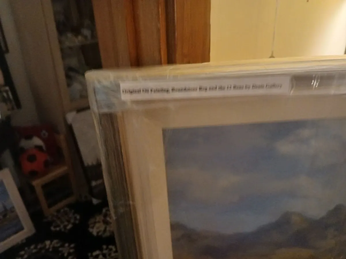 Original oil painting framed connamara - Image 4