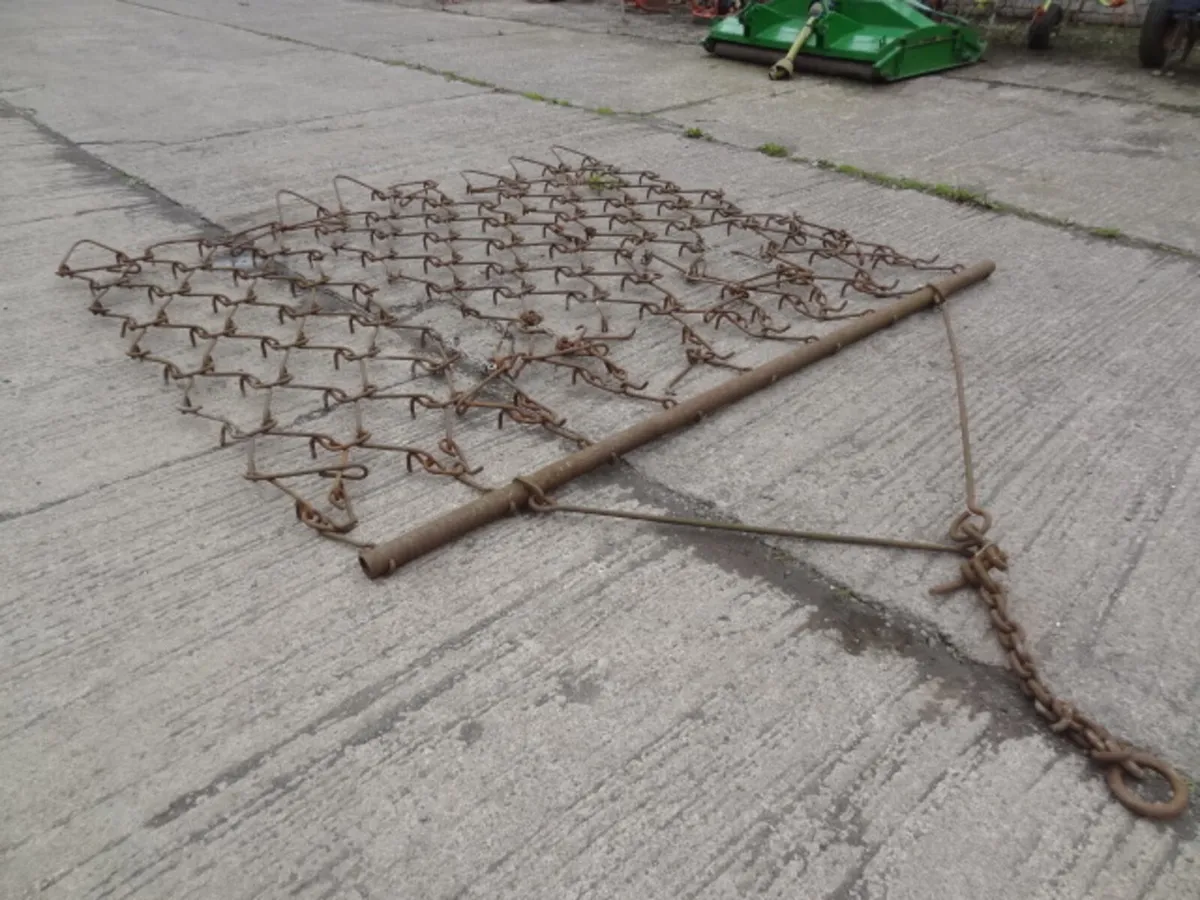 9FT Trailed Chain Harrow - Image 1
