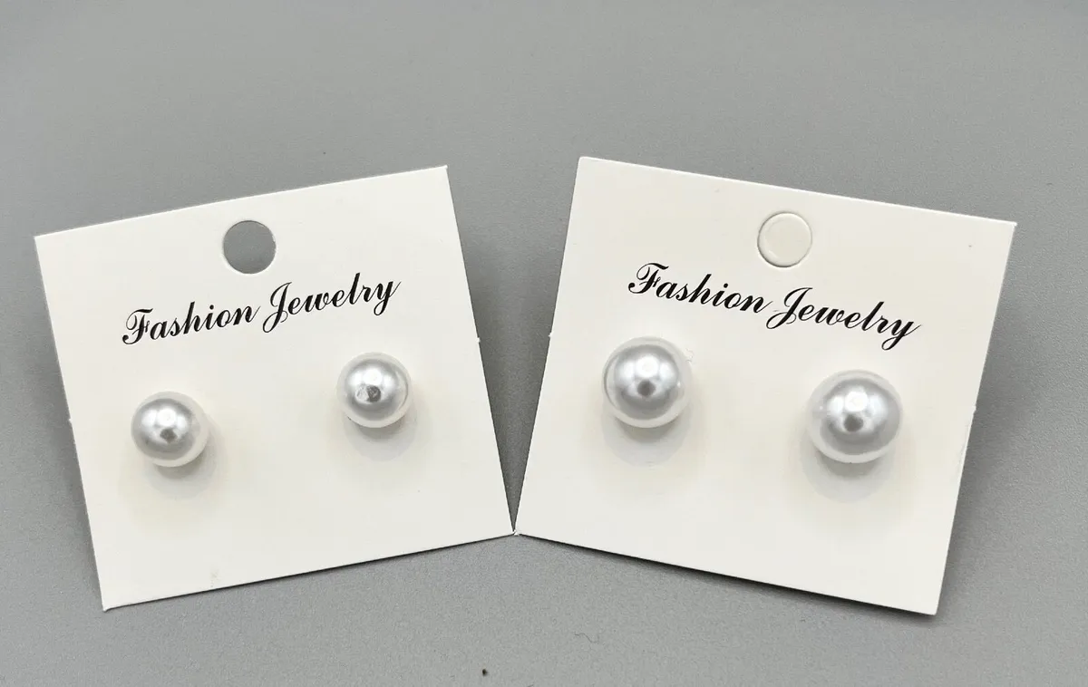 Costume Jewellery  Pearl Earrings, Bulk Sale - Image 2