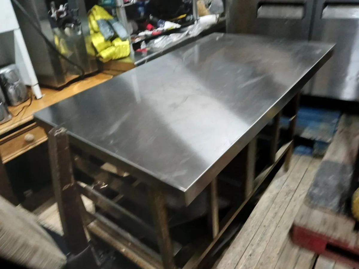 Staneless steel cabbinet table delivered - Image 3