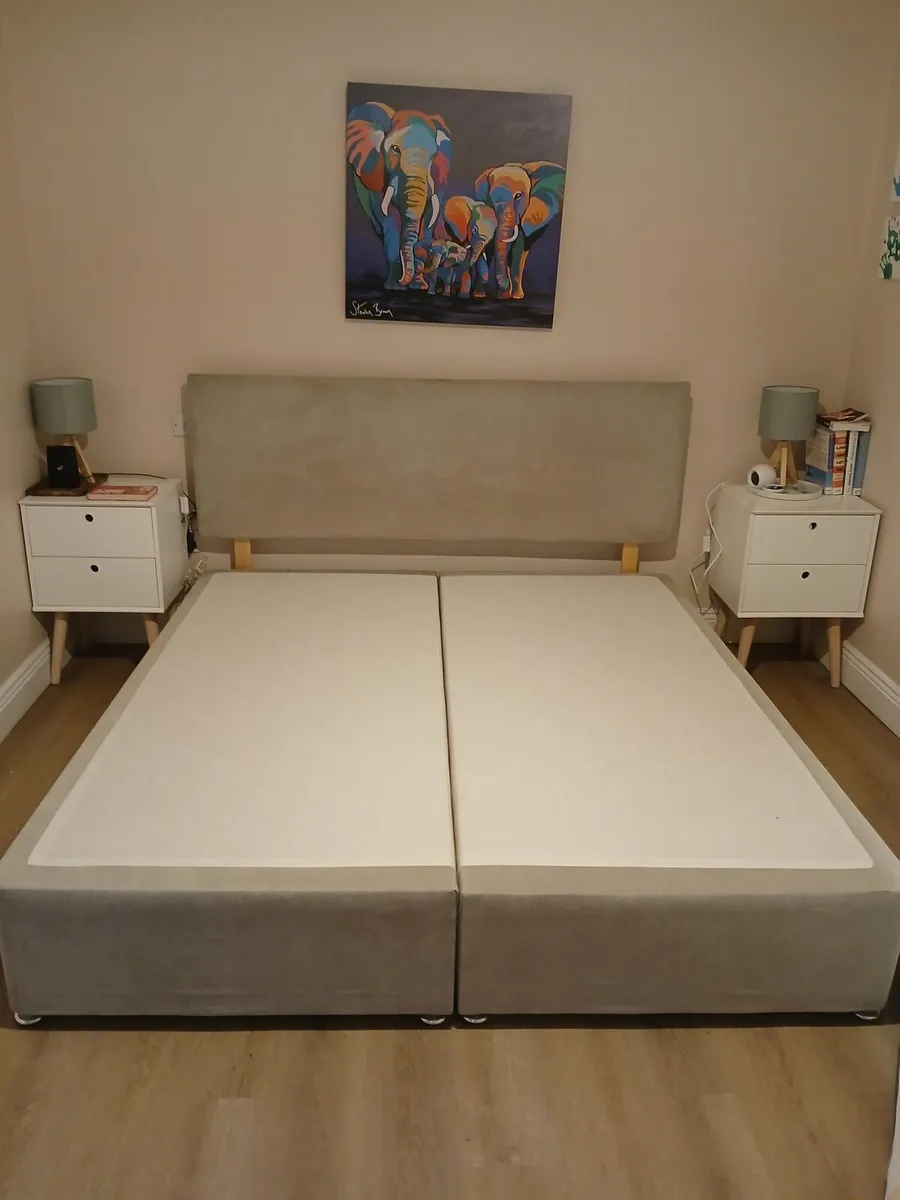 Super-king bed frame for sale - Image 2