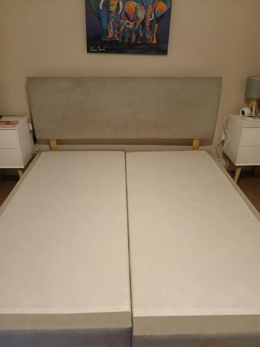 Super-king bed frame for sale - Image 1