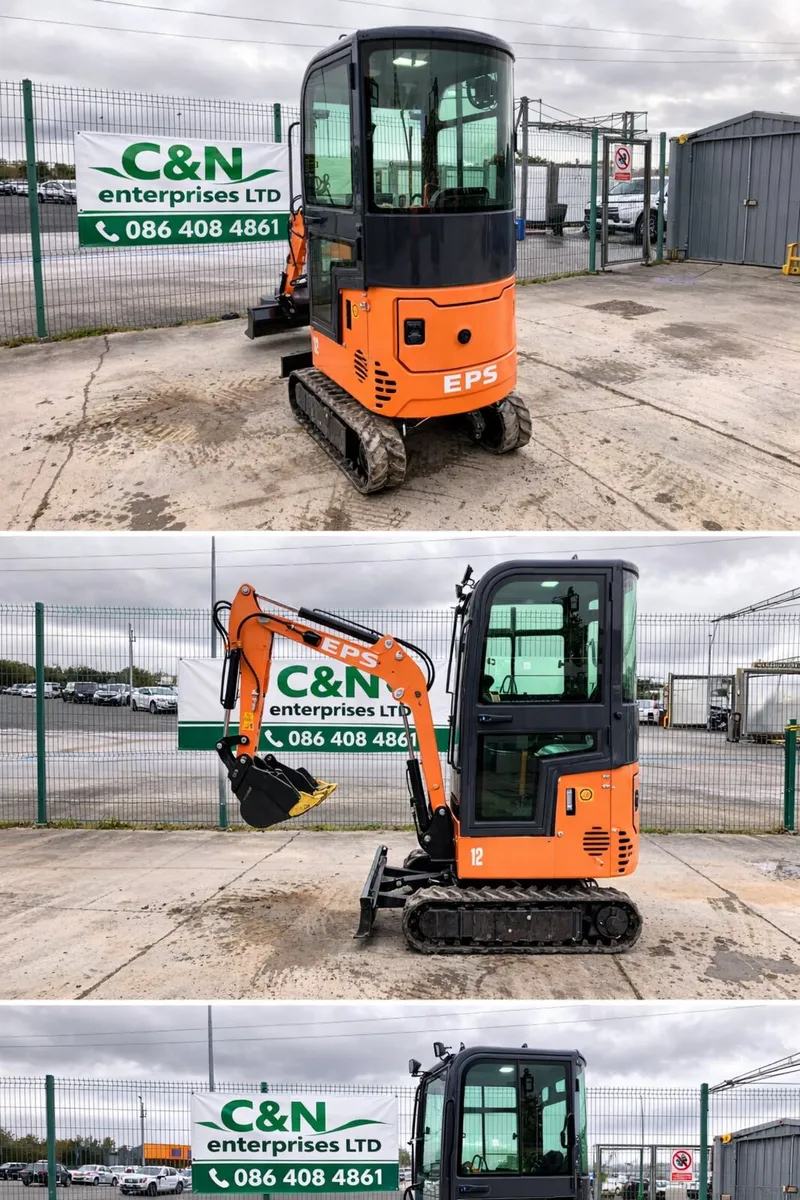 2025 Nuoman eps NM-E12 1.2T Mini Excavator - Image 2