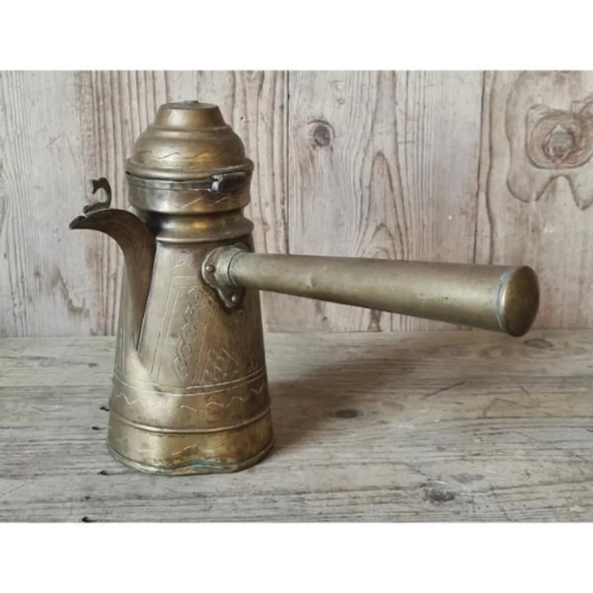 Dallah Coffee Pot Brass KAS1049 - Image 1