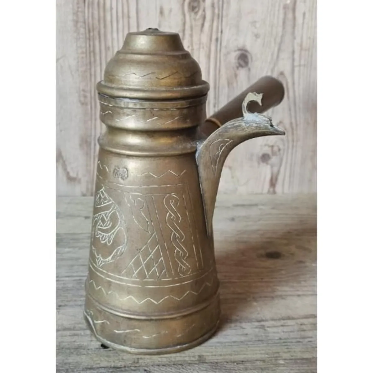 Dallah Coffee Pot Brass KAS1049 - Image 2