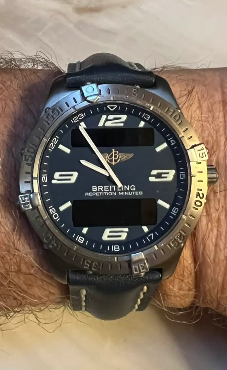 Brietling men's watch, 7 yrs rarely worn, free reg - Image 1