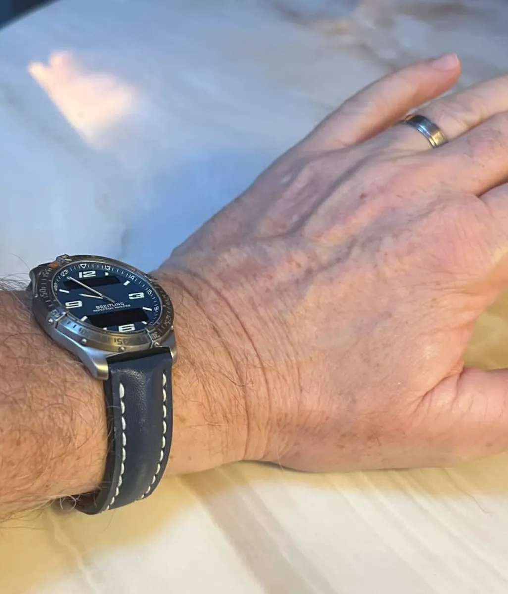 Brietling men's watch, 7 yrs rarely worn, free reg - Image 3