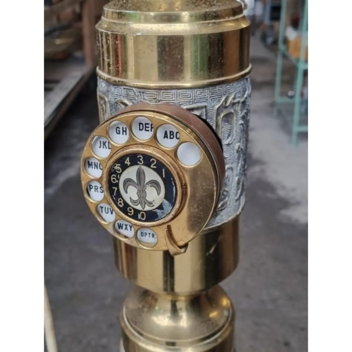 Floor Standing Brass Rotary Telephone KAS1027 - Image 2