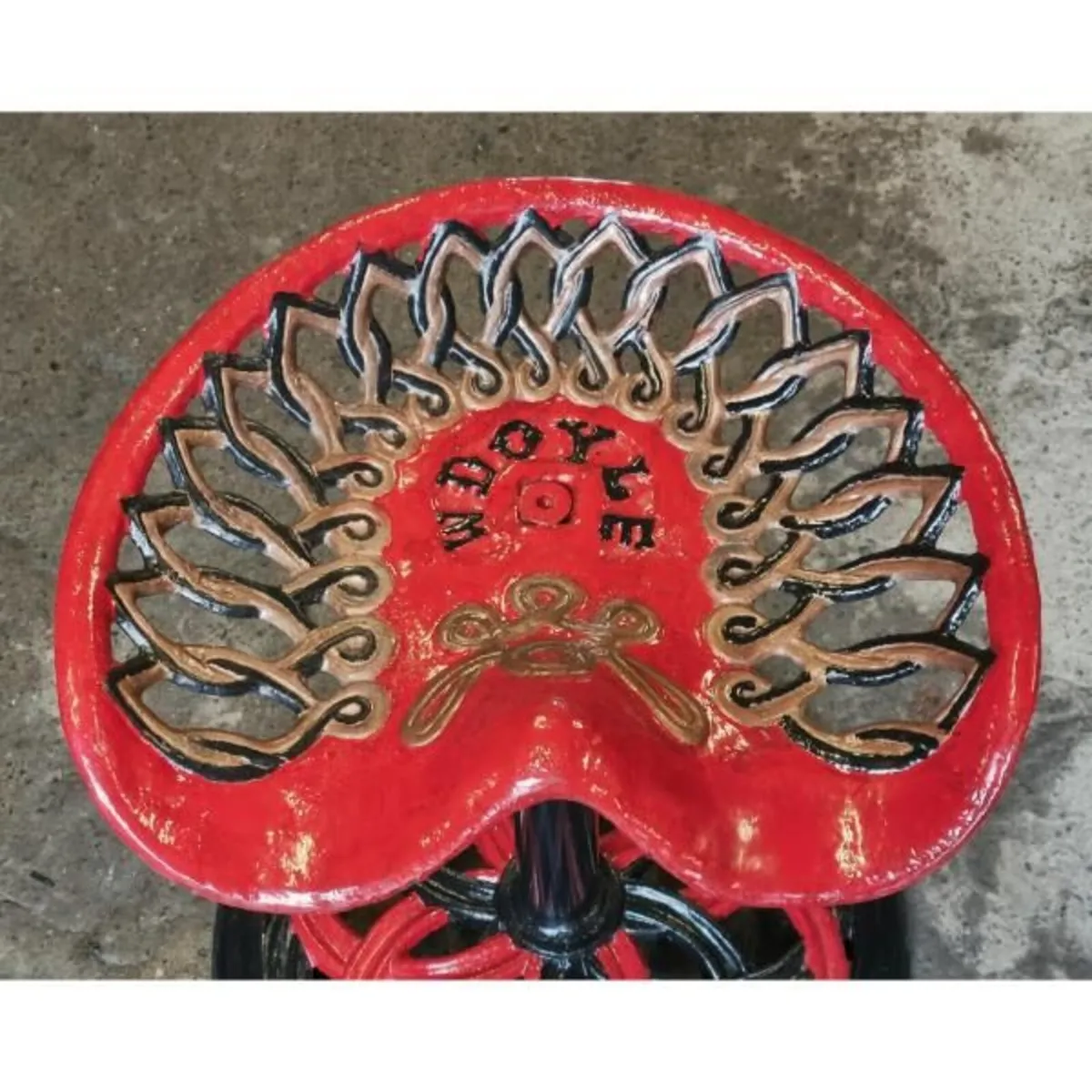 W. Doyle Tractor Seat Stool KAS1026 - Image 2