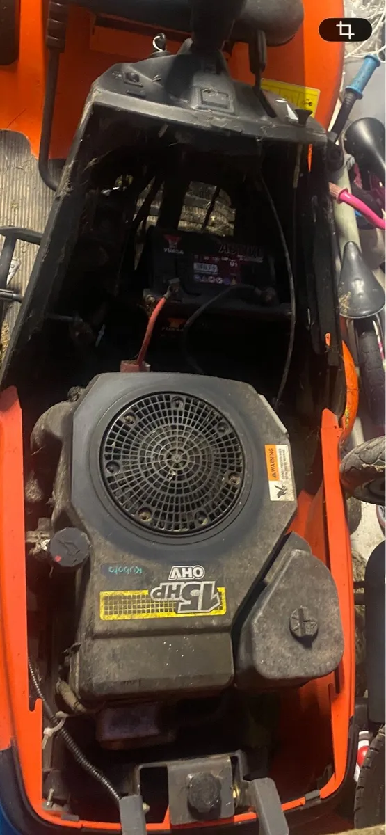 Kubota ride on mower - Image 2