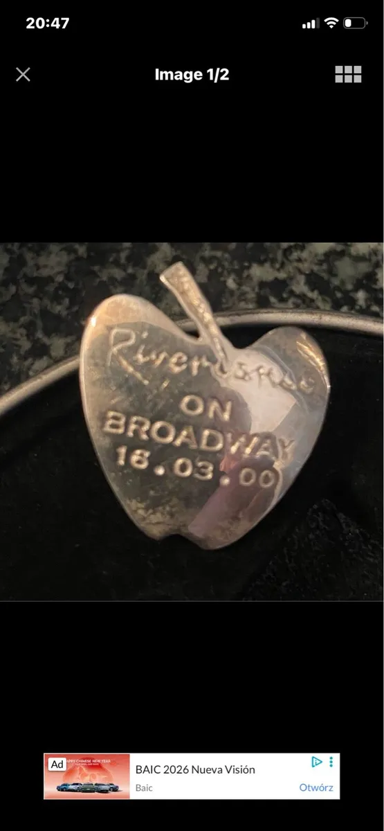 Very Rare Riverdance Broadway Silver Brooch - Image 1