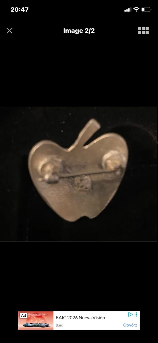 Very Rare Riverdance Broadway Silver Brooch - Image 2