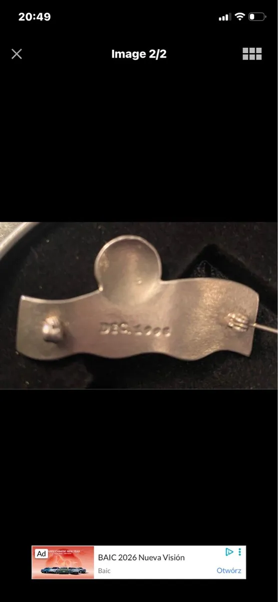 Wry Rare Riverdance Silver Brooch - Image 2