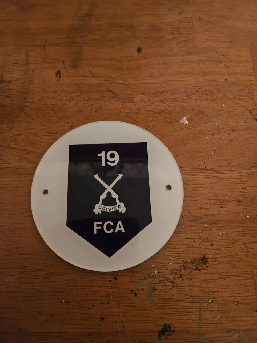 Irish Army Defence Forces Plaque Insignia