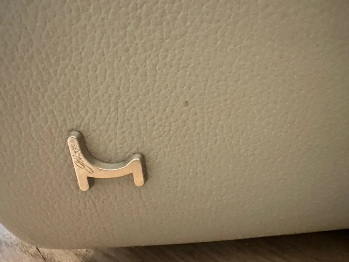 2 X 3 Seater premium Nicoletti Home Cozy3 Italian made full Italian Leather Electric Recliner Sofas. - Image 4