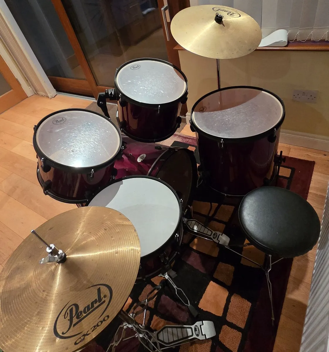 Pearl Target Drumset - Image 3