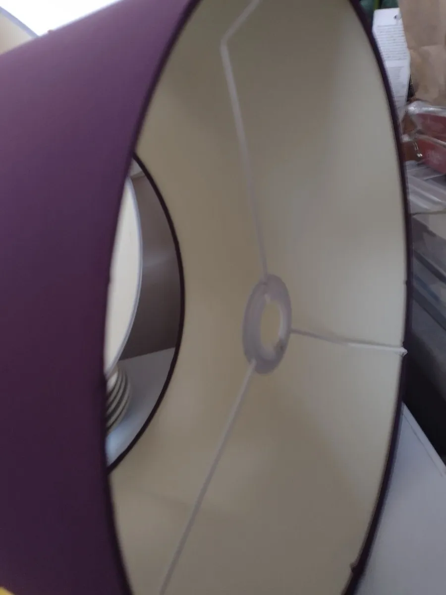 Large purple ceiling/Lamp shade - Image 3