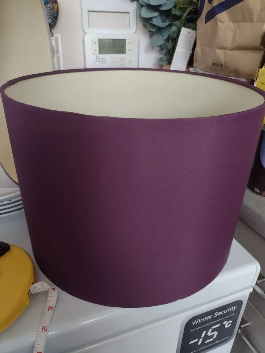 Large purple ceiling/Lamp shade - Image 1