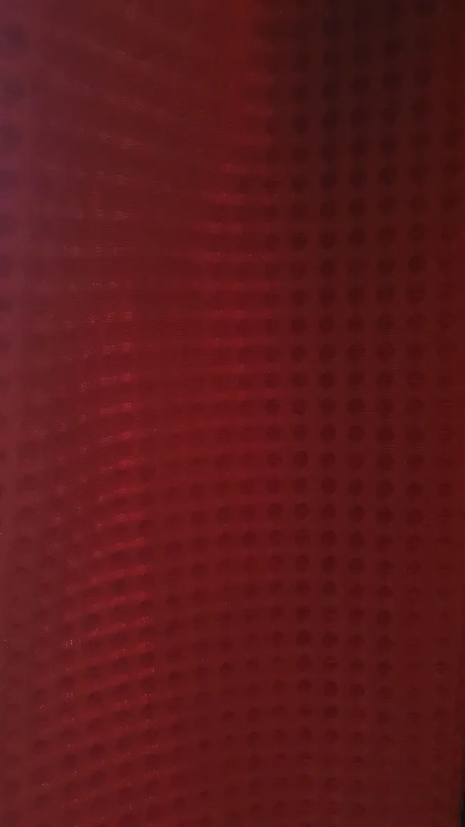 3 Red Fully Lined Curtains  Excellent Condition - Image 2